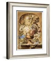 'Flowers', 18th or early 19th century-Jan van Os-Framed Giclee Print