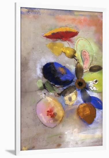 Flowers, 1907-1910-Odilon Redon-Framed Giclee Print