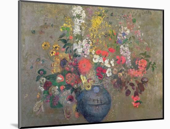 Flowers, 1909-Odilon Redon-Mounted Giclee Print