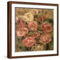 Flowers, 1913-19-Pierre-Auguste Renoir-Framed Giclee Print