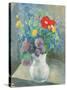 Flowers, 1925-Petr Savvic Utkin-Stretched Canvas