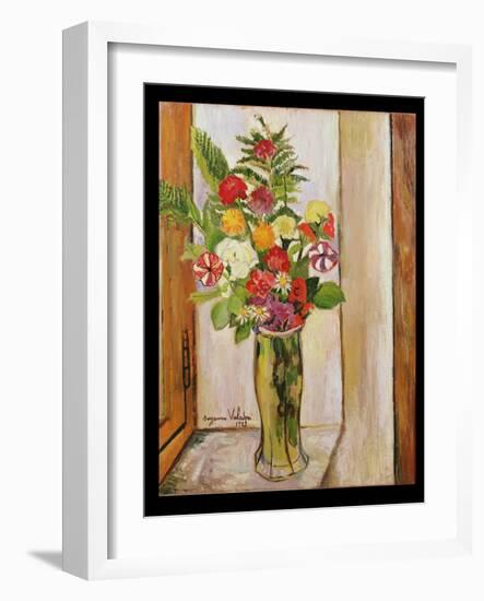 Flowers, 1929-Suzanne Valadon-Framed Giclee Print