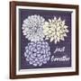 Flowers 1-Erin Clark-Framed Giclee Print