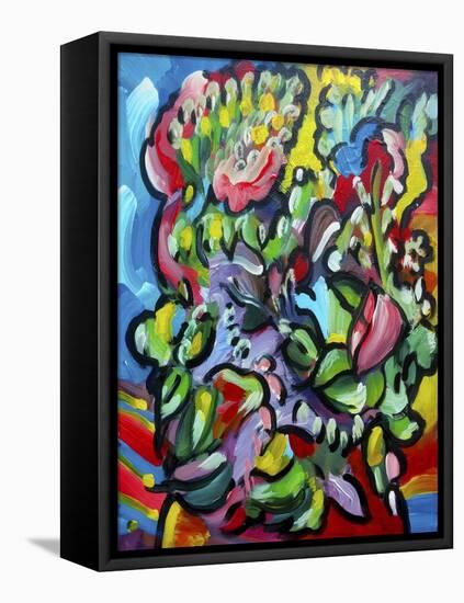 Flowers 214-Howie Green-Framed Stretched Canvas