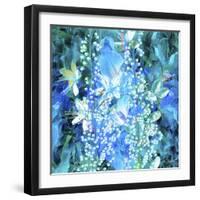 Flowers Abstract B1-Ata Alishahi-Framed Giclee Print