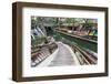 Flowers Along the Riverwalk in Downtown San Antonio, Texas, USA-Chuck Haney-Framed Photographic Print