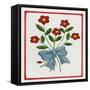 Flowers and a Bow-Beverly Johnston-Framed Stretched Canvas