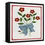 Flowers and a Bow-Beverly Johnston-Framed Stretched Canvas
