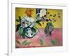 Flowers and a Japanese Print, 1889-Paul Gauguin-Framed Giclee Print