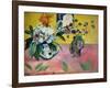 Flowers and a Japanese Print, 1889-Paul Gauguin-Framed Giclee Print