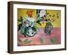 Flowers and a Japanese Print, 1889-Paul Gauguin-Framed Giclee Print