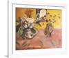 Flowers and a Japanese Print, c.1889-Paul Gauguin-Framed Art Print