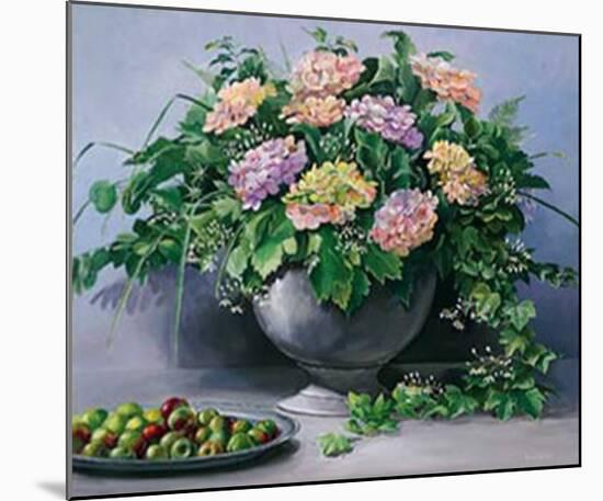 Flowers and Apples I-Karin Valk-Mounted Art Print