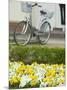 Flowers and Bicycle, Warnemunde, Germany-Russell Young-Mounted Photographic Print