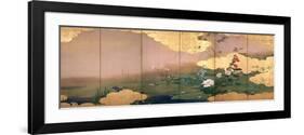 Flowers and Birds of the Four Seasons-Zeshin Shibata-Framed Giclee Print