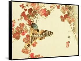 Flowers and Birds Picture Album by Bairei No.10-Bairei Kono-Framed Stretched Canvas