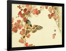 Flowers and Birds Picture Album by Bairei No.10-Bairei Kono-Framed Premium Giclee Print