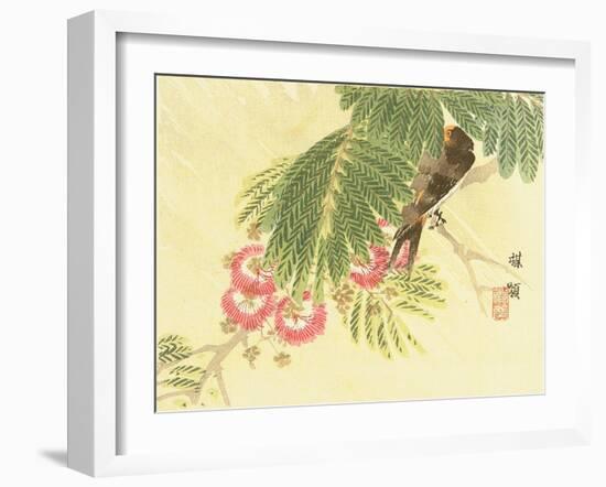 Flowers and Birds Picture Album by Bairei No.6-Bairei Kono-Framed Giclee Print