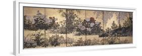 Flowers and Butterflies-Tawaraya Sotatsu-Framed Premium Giclee Print