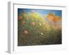 Flowers and Butterflies-Gaetano Previati-Framed Giclee Print