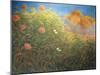 Flowers and Butterflies-Gaetano Previati-Mounted Giclee Print