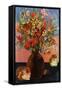 Flowers and Cats-Paul Gauguin-Framed Stretched Canvas