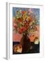 Flowers and Cats-Paul Gauguin-Framed Art Print