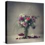 Flowers and cherries-Dimitar Lazarov --Stretched Canvas