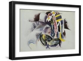 Flowers and Cucumbers-Charles Demuth-Framed Giclee Print