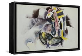 Flowers and Cucumbers-Charles Demuth-Framed Stretched Canvas