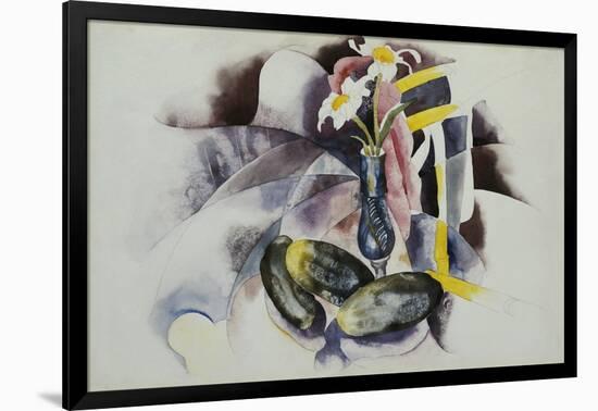 Flowers and Cucumbers-Charles Demuth-Framed Giclee Print