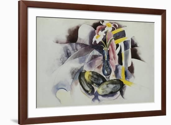 Flowers and Cucumbers-Charles Demuth-Framed Giclee Print