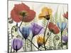 Flowers and Ferns 1-Albert Koetsier-Mounted Premium Giclee Print