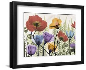 Flowers and Ferns 1-Albert Koetsier-Framed Premium Giclee Print