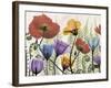 Flowers and Ferns 1-Albert Koetsier-Framed Premium Giclee Print