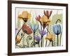 Flowers and Ferns 2-Albert Koetsier-Framed Art Print