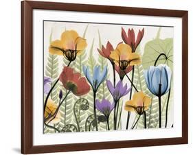 Flowers and Ferns 2-Albert Koetsier-Framed Art Print