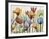 Flowers and Ferns 2-Albert Koetsier-Framed Art Print