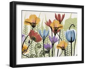 Flowers and Ferns 2-Albert Koetsier-Framed Art Print