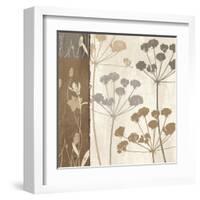 Flowers and Ferns I-Klein Design-Framed Art Print