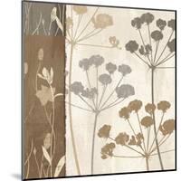 Flowers and Ferns I-Klein Design-Mounted Art Print