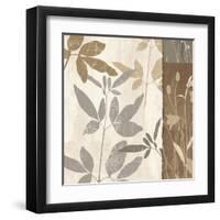 Flowers and Ferns II-Klein Design-Framed Art Print