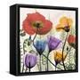 Flowers And Ferns-Albert Koetsier-Framed Stretched Canvas