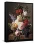 Flowers and Fruit, c.1827-Jan Frans van Dael-Framed Stretched Canvas