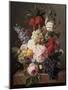 Flowers and Fruit, c.1827-Jan Frans van Dael-Mounted Giclee Print