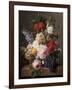 Flowers and Fruit, c.1827-Jan Frans van Dael-Framed Giclee Print