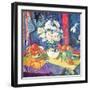 Flowers and Fruit in a Green Bowl, 1997-Peter Graham-Framed Giclee Print