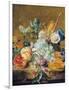 Flowers and Fruit-Jan van Huysum-Framed Giclee Print