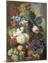 Flowers and Fruit-Jan van Os-Mounted Giclee Print