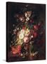 Flowers and Fruit-Rachel Ruysch-Stretched Canvas